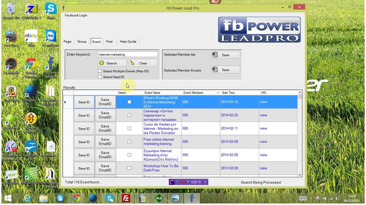 fb power lead pro