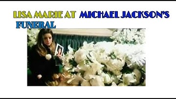 Lisa Marie Presley attending Michael Jackson