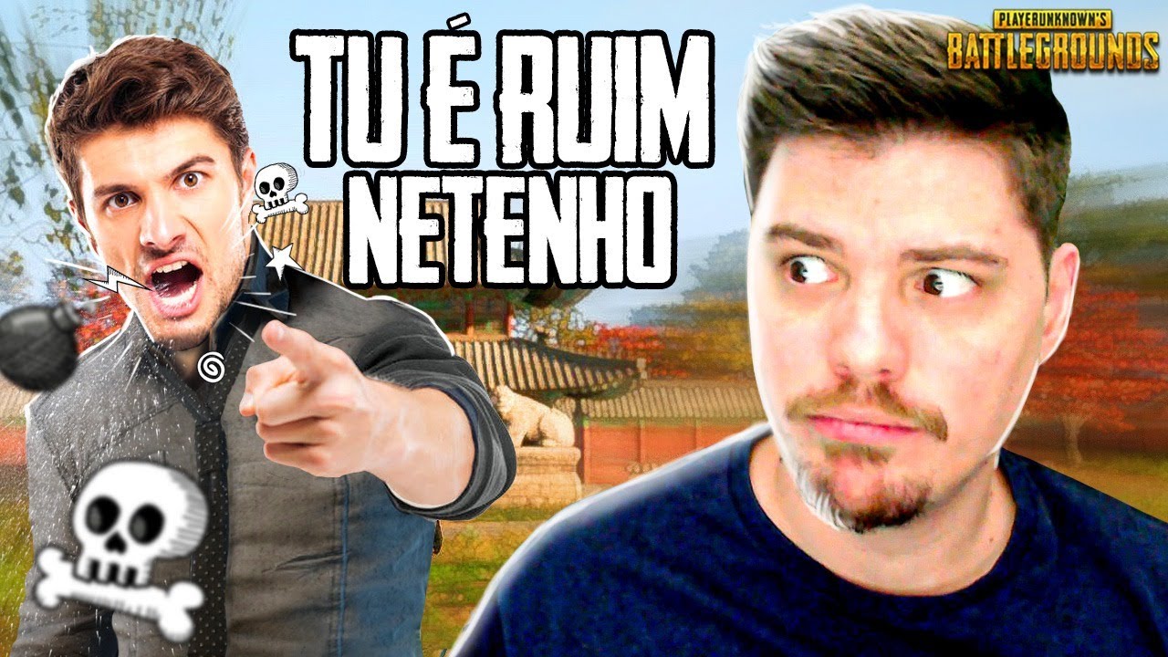 NETENHO FOI CHAMADO DE RUIM POR UM JOGADOR "PROFISSIONAL" 😂 – PUBG