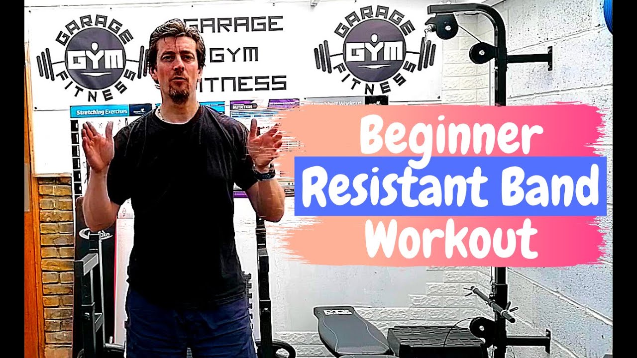 Full Body Resistance Band Workout at Home For Beginners - YouTube