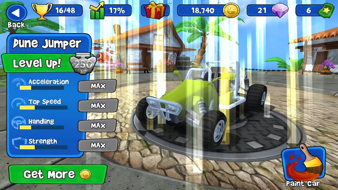 howr Bowi Stampede pune Jumper 500HP BB Racing | Beach Buggy Racing