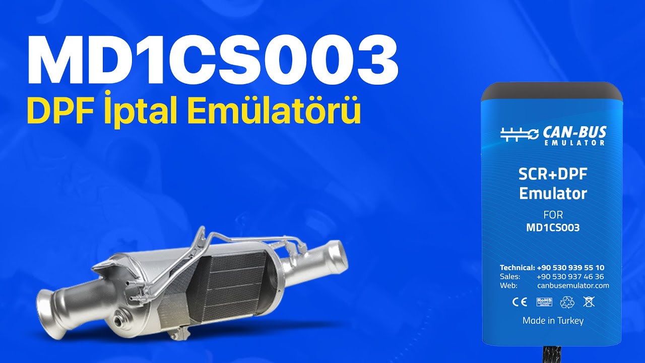 MD1CS003 AdBlue SCR + DPF Removal Emulator - Can-Bus Emulator
