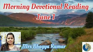 Maranatha by EG White/ Mrs Bhagya Kumar/ Daily Devotional Tamil/01 June 2024