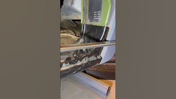 Fitting rocker panel on the 72 #mechanic #restoration #c10 #shop #gm #metalworking #chevrolet