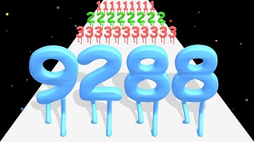 LEVEL NUMBER RUN 3D - Level Up Number Run Race Stack Master All Level Freeplay