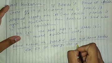 Potential Well & Bound States Part-1 for B.sc 1st year by Sapna Agarwal