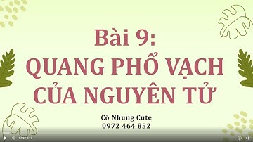 Demo CĐ 12 CTST - Bài 9. Quang phổ vạch nguyên tử