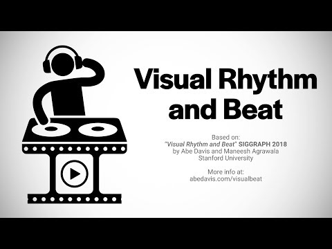 Visual Rhythm and Beat