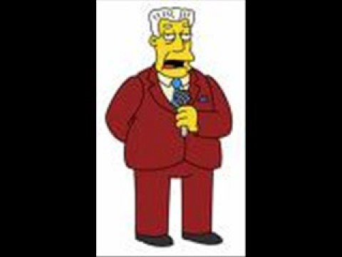 The Simpsons - Kent Brockman - Eye On Springfield Theme Tune