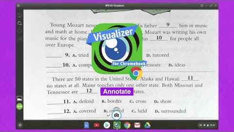 Visualizer for Chromebook - Annotate