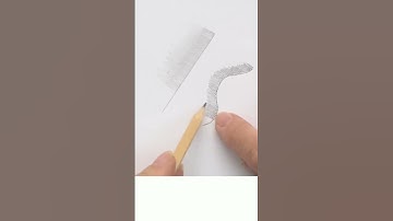 Art Hack - Shading to an edge #art #short #shorts #artwork #drawing Yo2condoit Demo No.660