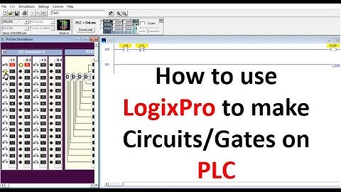 How to make AND OR gates [PLC LogixPro]