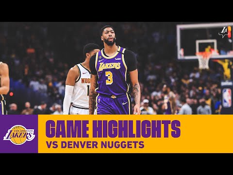 HIGHLIGHTS | Anthony Davis (33 pts, 10 reb, 2 blk) at. Denver Nuggets