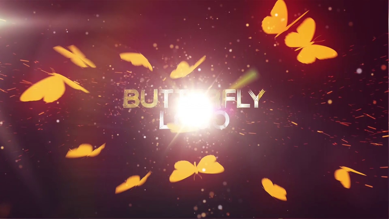 Butterfly Logo Reveal : After Effects template