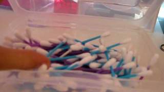 Quick Tip: Storing cotton balls and Q-tips