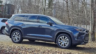 2024 Toyota Grand Highlander Hybrid Limited in Storm Cloud: Tour of All Features