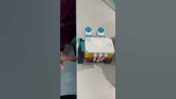 Straight line test for our First Lego League Submerged season robot #fll  #submerged #fyp