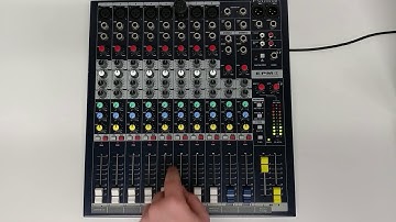 How to set the gain on a Soundcraft EPM8 Mixer
