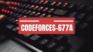 Codeforces 677A - Vanya and Fence (Bangla)