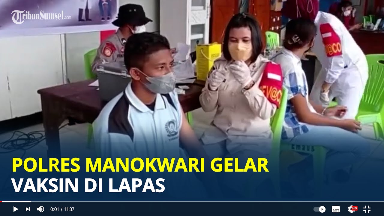 Gencar Vaksinasi di Papua Barat, Polres Manokwari Gelar Vaksin di Lapas