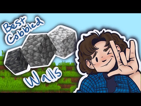how to build COBBLESTONE WALLS (DEEPSLATE INCLUDED) in minecraft 1.20 [build tutorial]