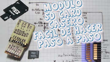 Adaptador SD Card Casero para Pic y Arduino Fácil de realizar