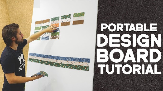 Tutorial: How to Make a Semi-portable Design Wall  Quilt design wall,  Sewing room design, Quilting room