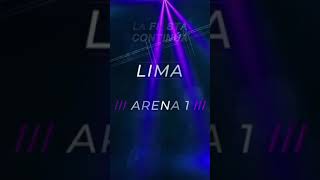 Si Amigos de Lima, Por Fin es, ESTA NOCHE, ARENA 1, los espero porque la FIESTA YA LLEGÓ A TI