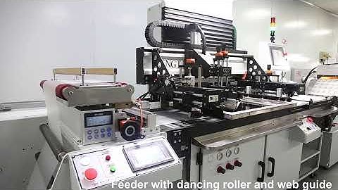 2color Roll to Roll screen printing machine