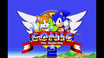 Retro gaming - Sega Genesis Sonic the Hedgehog 2 gameplay