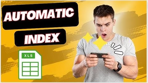 Automatic create index google sheet #googlesheet #excelbasics #tipsandtricks #googlespreadsheet