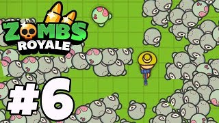 Impossible ZOMBIE HORDE MODE! MUST WATCH! - Zombs Royale.io #6 (fortnite .io)