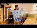 刺繍作家の日常Vlog｜早朝の刺繍と編み物、年末年始の充実時間、犬のオーダー刺繍、今年の目標