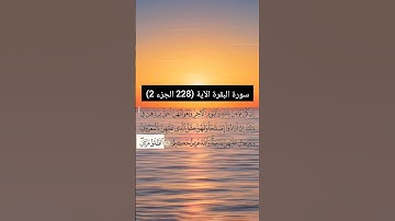 سورة البقرة من  (228 الجزء 2) | القارئ الشيخ: سعد الغامدي