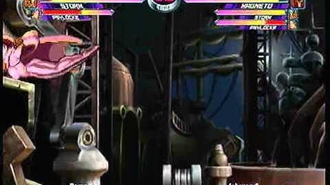 MvC2 Online (360): Brett vs Taiji 20 .:5.22.11:.