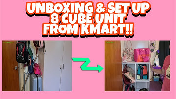 KMART 8 CUBE UNIT REVIEW | ANKO PRODUCT FROM KMART | DIY KMART PRODUCT