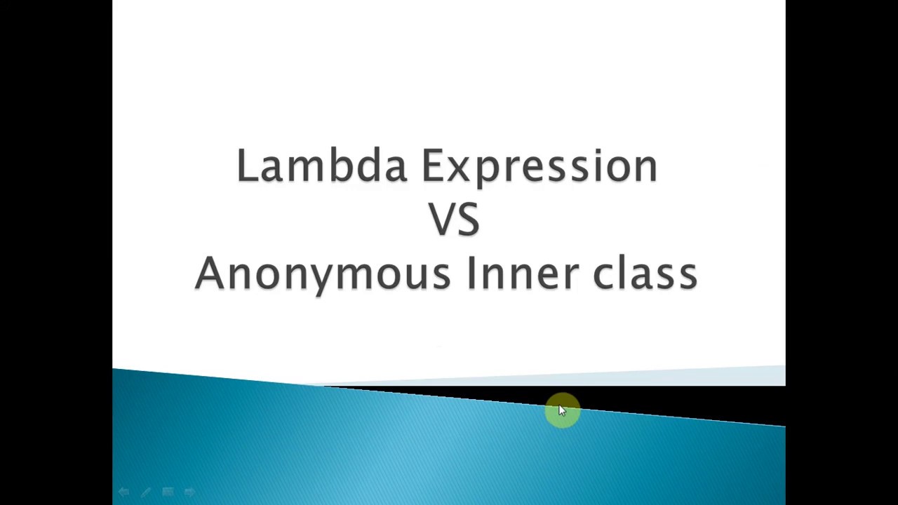 Lambda Vs Anonymous Inner Class In Java?