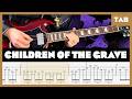 Black Sabbath - Children of the Grave - Guitar Tab | Lesson | Cover | Tutorial