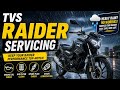 || TVS RAIDER TUNE UP & OIL CHANGE ||