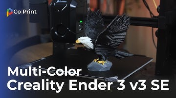 Upgrade the Creality Ender 3 v3 SE for 4-Colors Printing | Co Print ChromaSet Installation