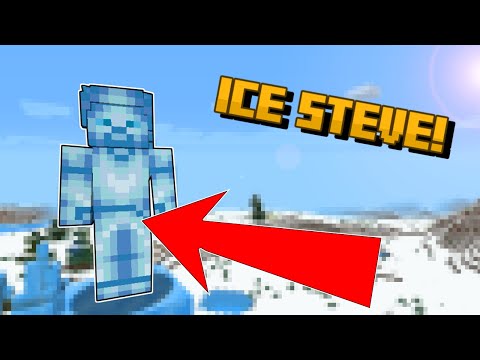 We Discovered Ice Steve and Fought Him! Minecraft