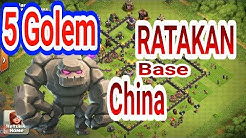 Hayo Ratakan Base China Dengan 5 Golem . Serangan WAR TH 9. Kertosono INDAH Vs Hei Dian - Durasi: 15.35. 