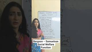 Bergson – Samuelson Social Welfare Function #economics #ugcnet #bergson #samuelson #socail #welfare