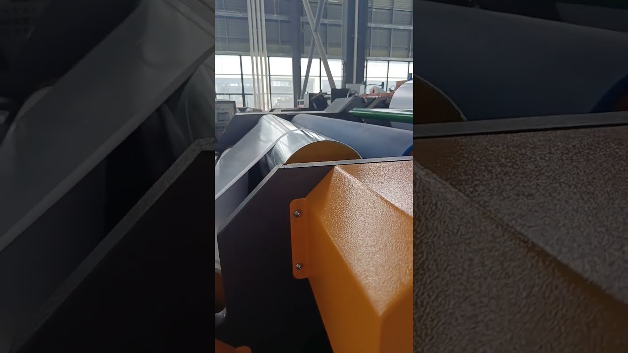 Hot melt adhesive glue coating laminating machine for adhesive tape and label #labelmachine #machine