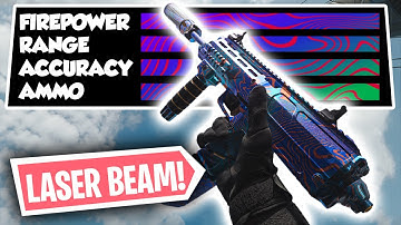 *LASER BEAM* The Best "MP7" Class Setup Warzone! Best Warzone Class Setup!