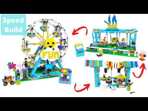 LEGO Creator 3-in-1 Ferris Wheel Speed Build - ALL 3 BUILDS