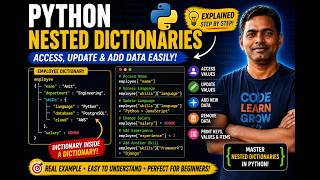 12. Python: Master Nested Dictionaries in Python | Beginner Tutorial