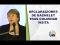 EN VIVO - Declaraciones de Michelle Bachelet Alta Comisionada de la ONU