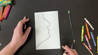 Face or Vase, positive negative space