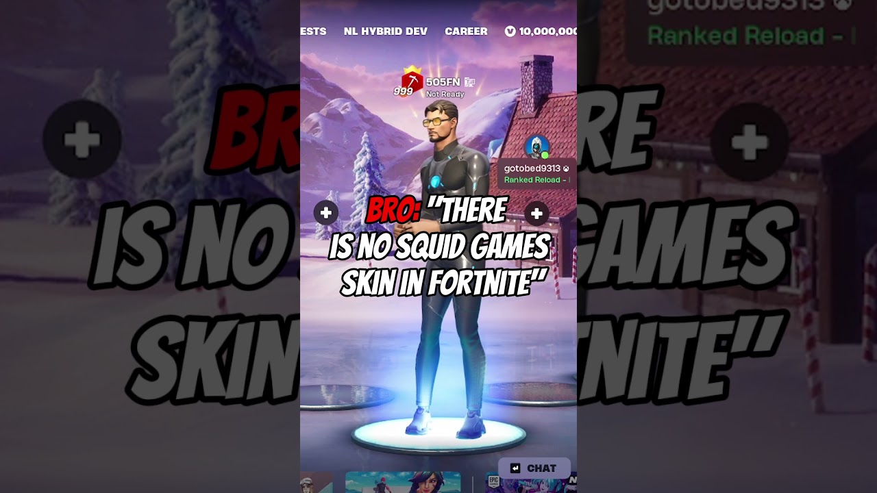 Is there a SQUID GAME SKIN in Fortnite?